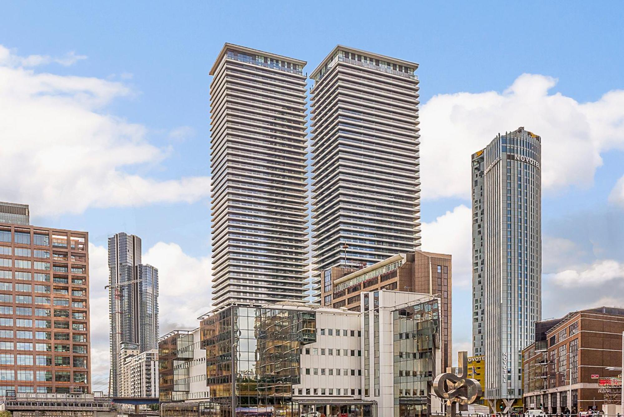 Canary Wharf Skyline Suits London