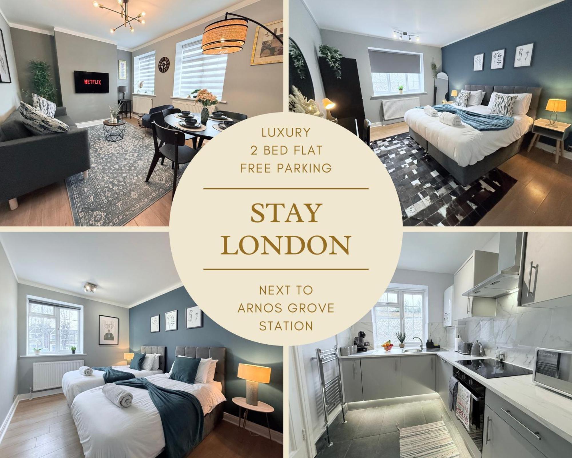 Staylondon - Sleeps 6 With Free Parking - Tourist, Concerts & Matches Leilighet *