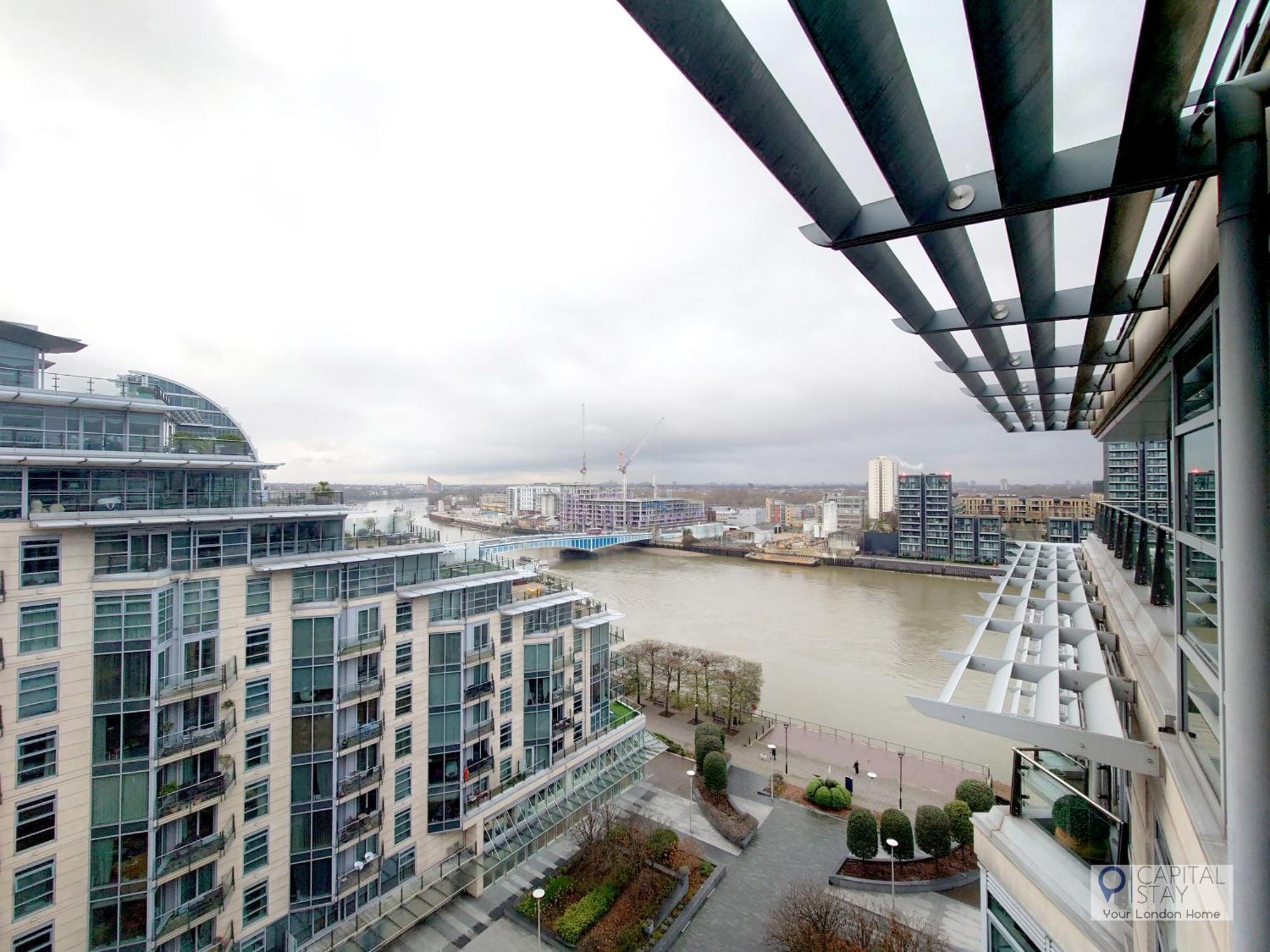 3 Bed Serviced In Battersea - River Views *
