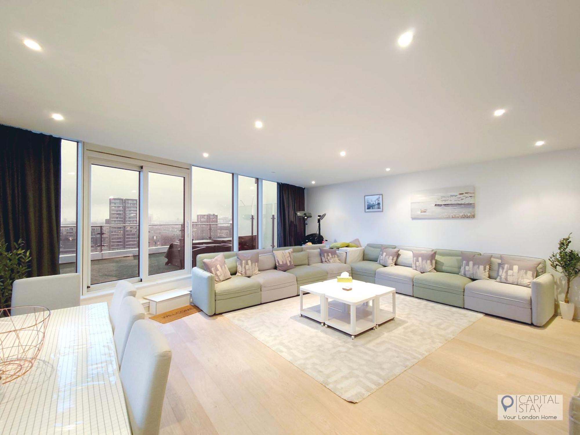 Appartement 3 Bed Serviced In Battersea - River Views