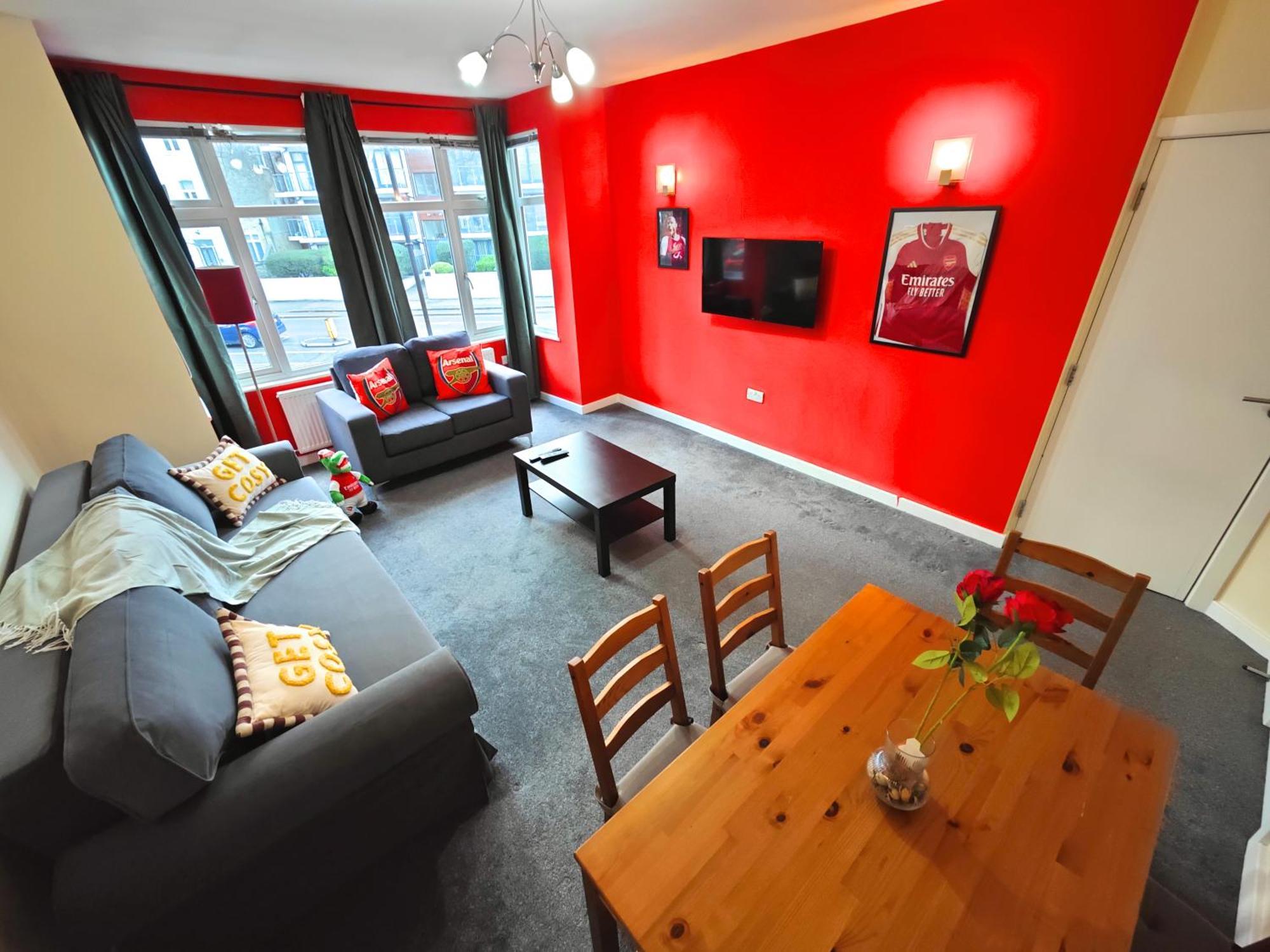 Bright And Spacious 2-bedroom Flat Near Emirates Stadium Apartamento