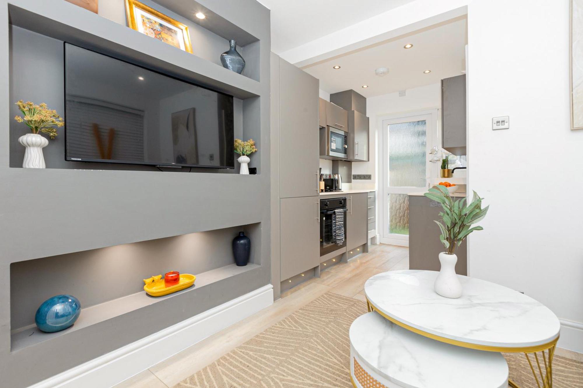 Leilighet Classy 2br Btw Wimbledon & Streatham, 10 Min Tube *