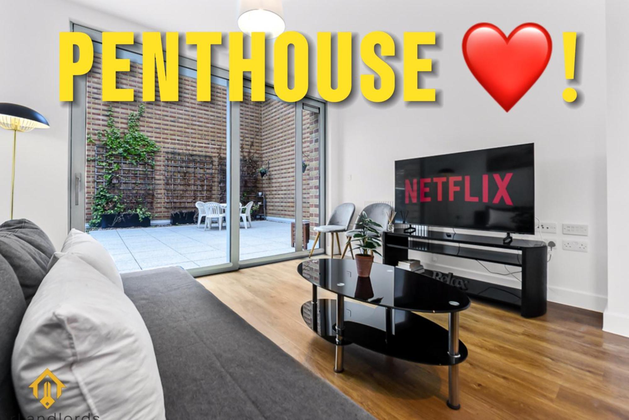 Exclusive 3 Bed 3bath Penthouse Near Canary Wharf Leilighet *
