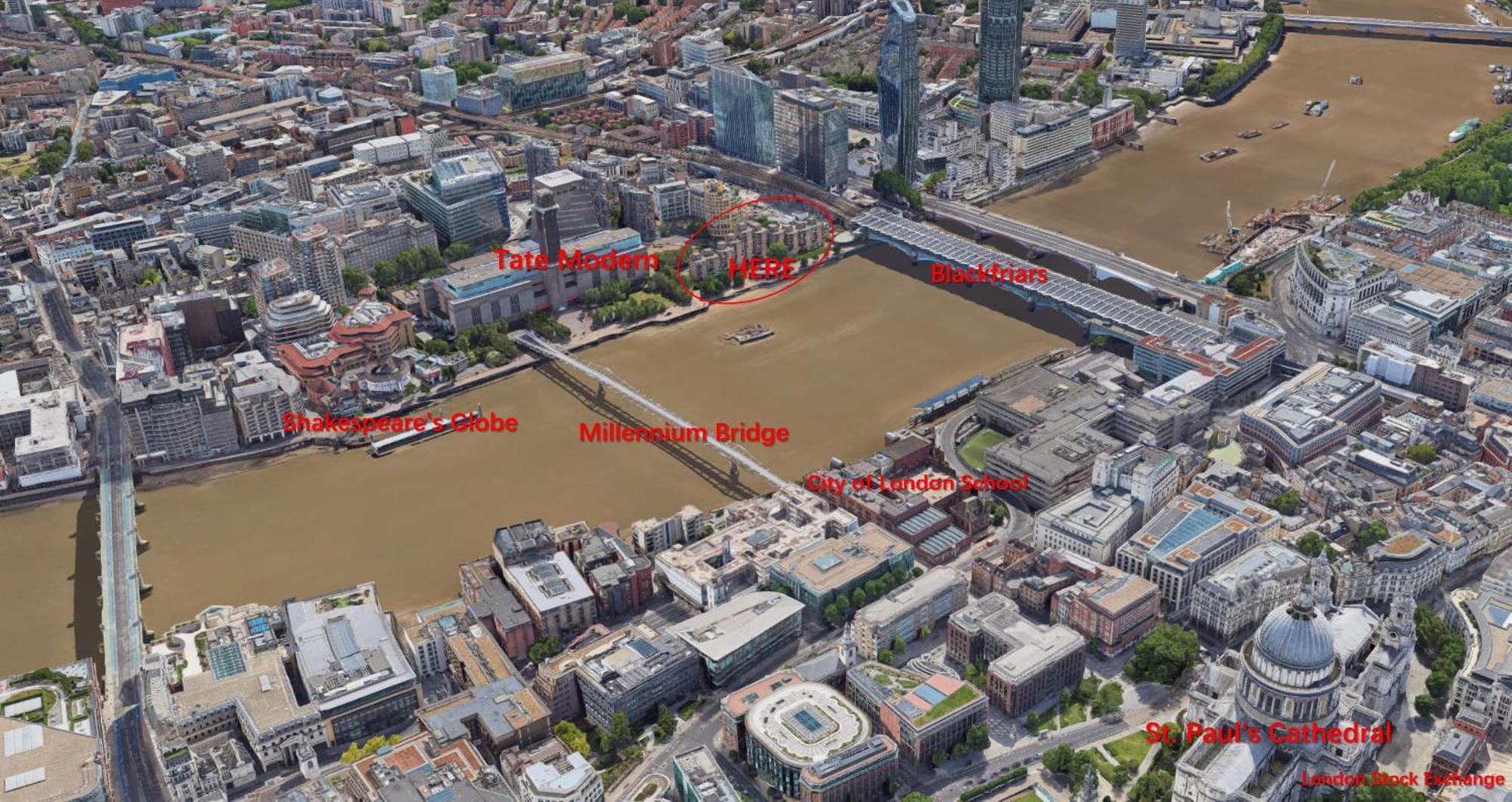 Great River Thames View Entire In The Most Central Leilighetshoteller London