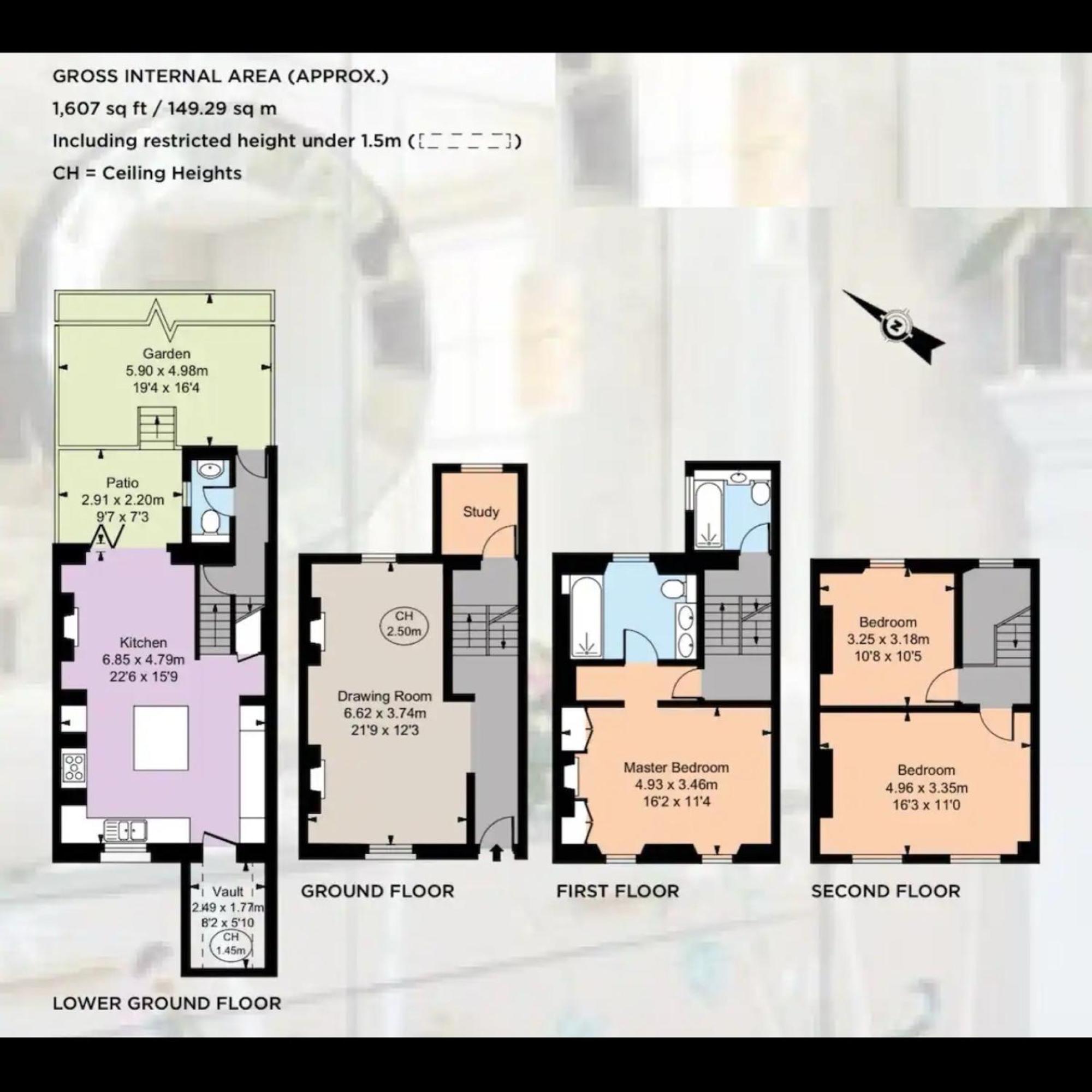 Entire 3 Bed Town House, Chelsea, *