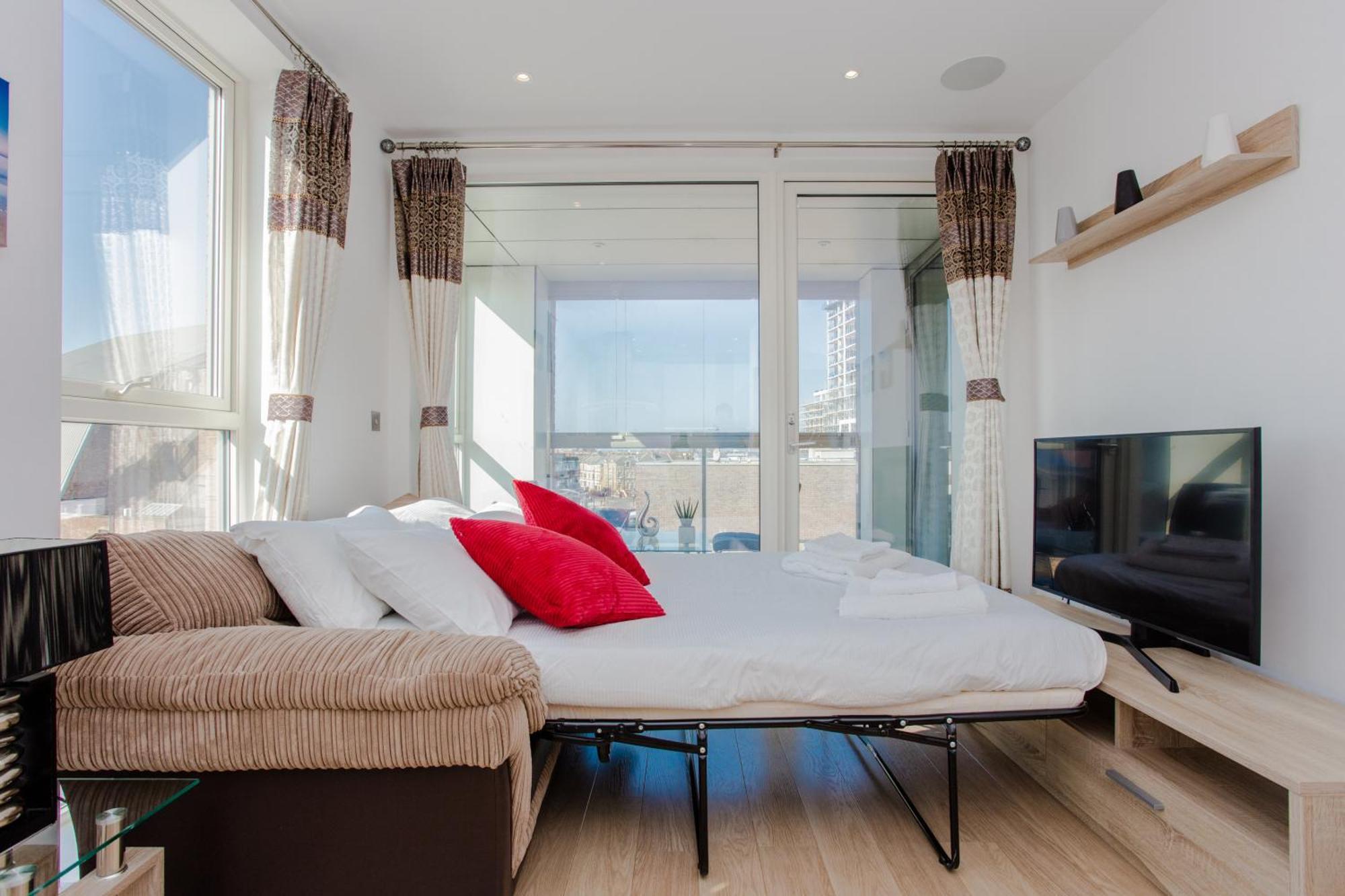 Brand New 2 Bedroom 2 Bath Flat At Brixton Station And O2 For Max 8 Guests Leilighet *