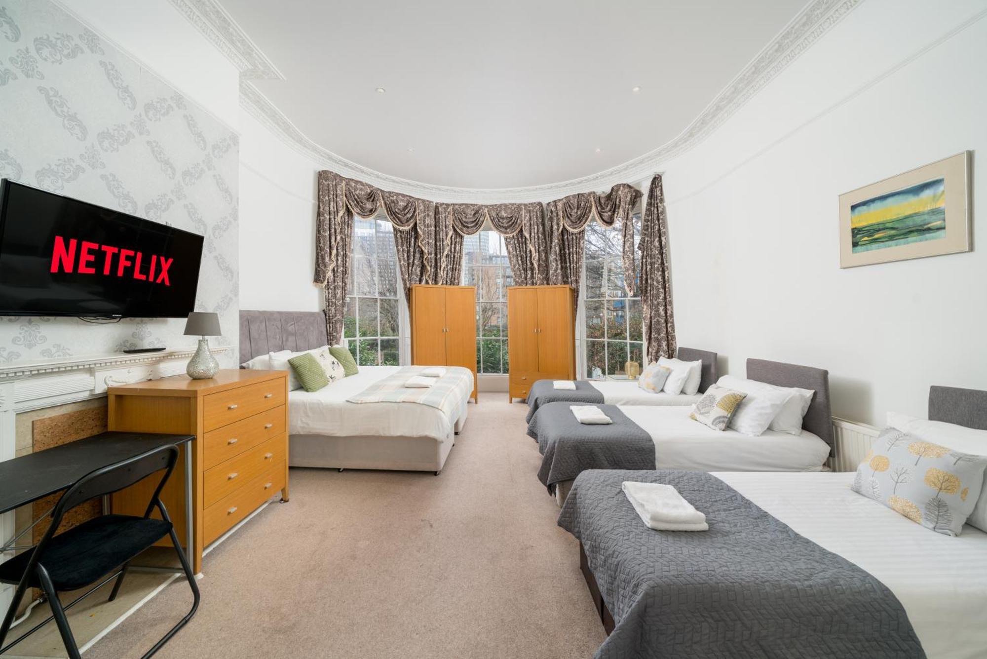 Leilighet Canary Wharf - Spacious Near Excel Exhibition Centre, O2 Arena, Airport, Free Parking & Wifi *