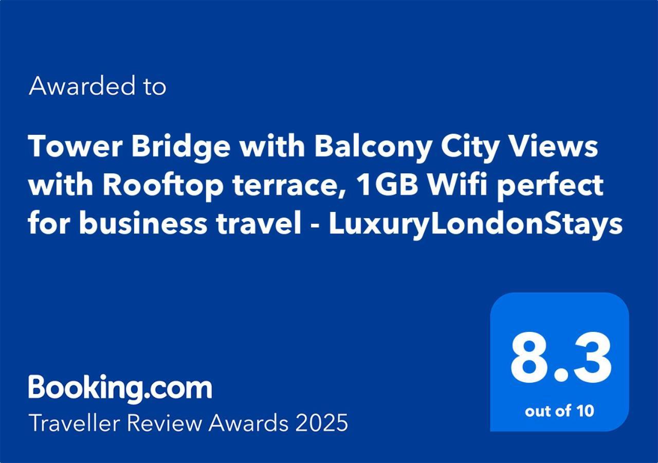 Apartamento Tower Bridge - Balcony - Ac - Heated Floor - Fast Wifi - Luxurylondonstays Londres