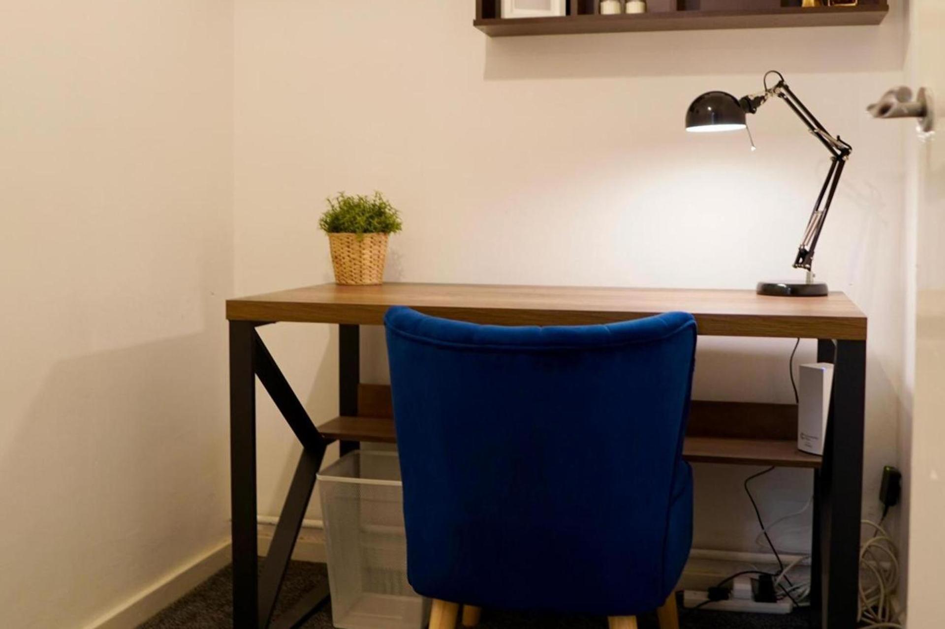 Appartement 1br Balcony Cityview Office Ws98 *