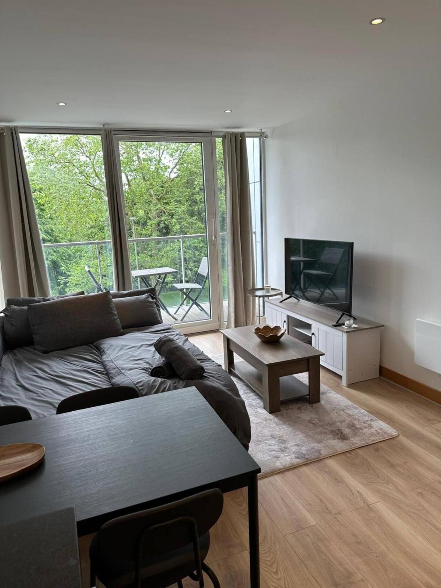 Modern Chelsea Bridge - Battersea Park View Apartment