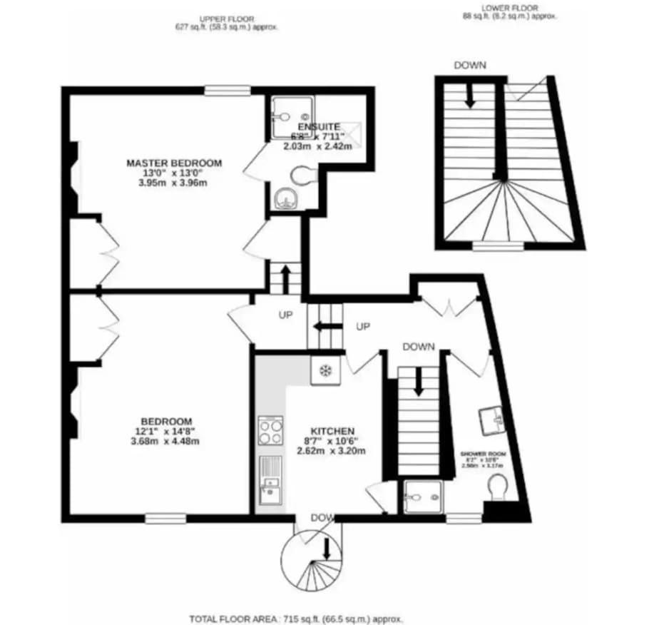 2bed 2bath 8min To Bridge Londen