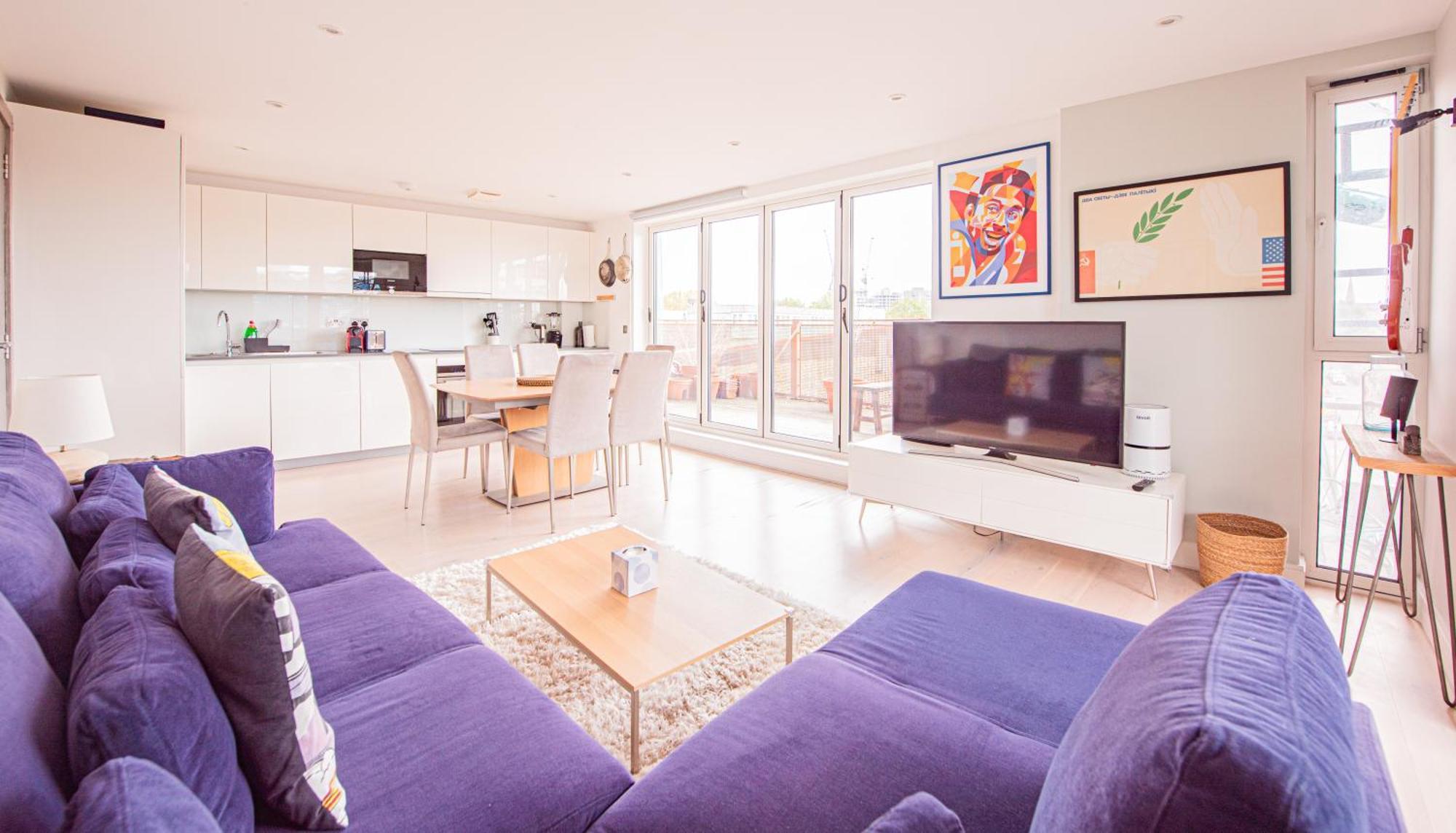 Modern 2 Bed Flat In Battersea Close To Transport Leilighet