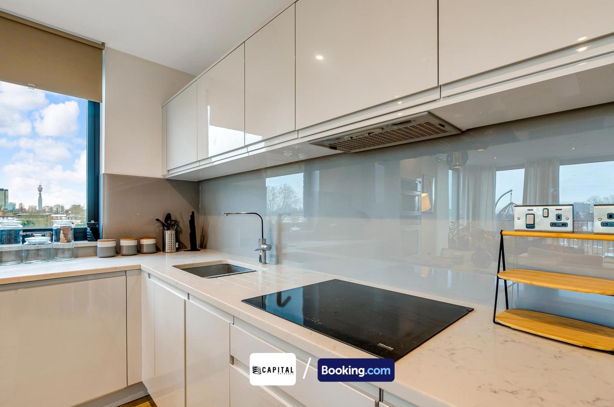 Apartment Cozy In Camden Town By Capital Retreats Short Lets & Serviced With Balcony, Free Wifi