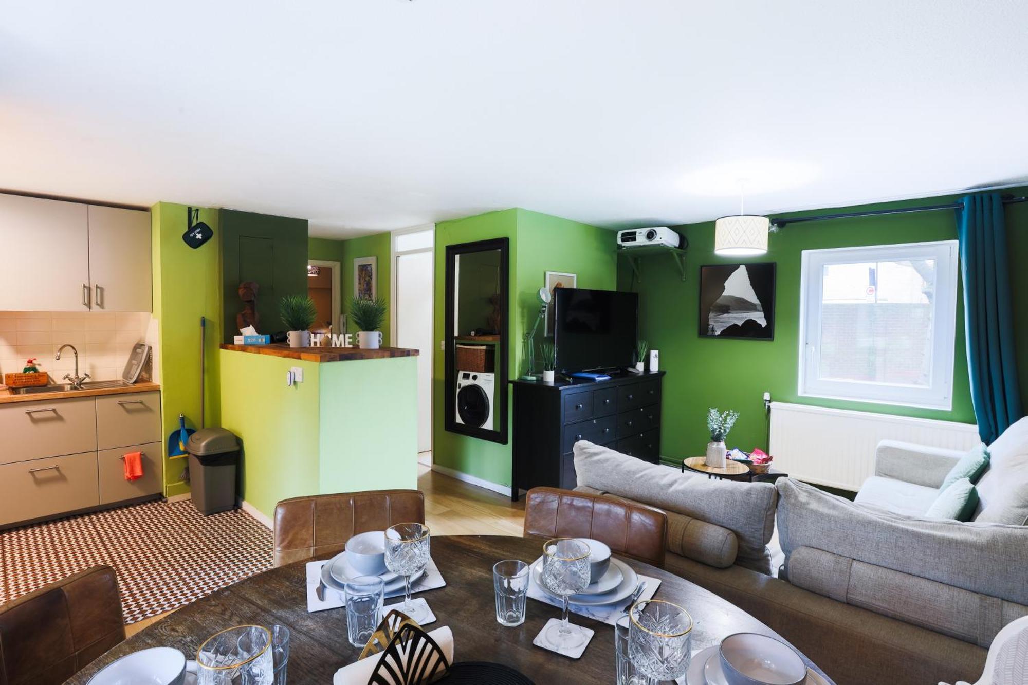 20 Percent Off -Promo Genius Offers-Citycenter Londonbridge Apartment With Parking-Wifi-Sleeps7-4Beds-Netflix-Family! Apartment