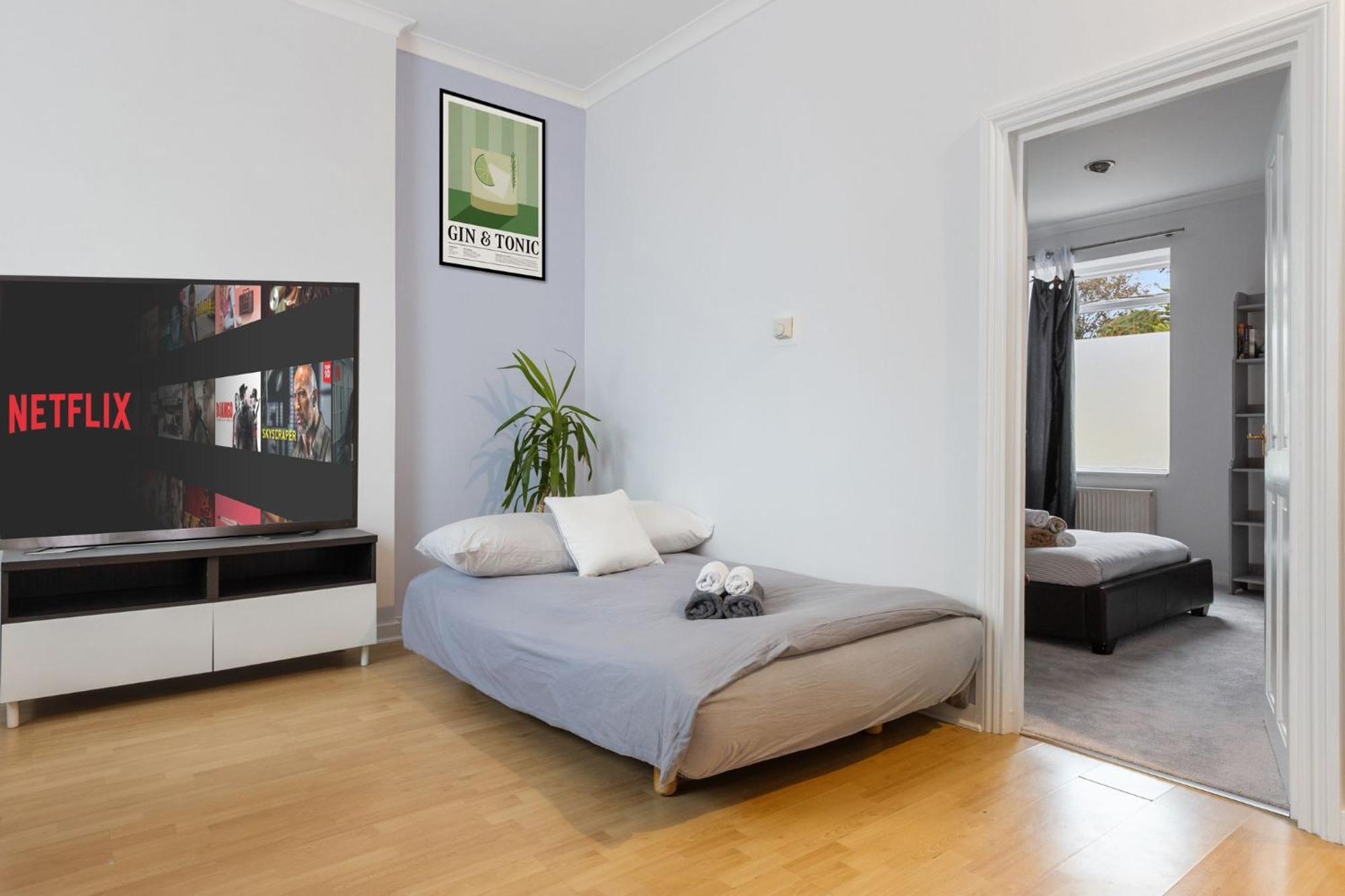 Apartment Cosy 1-bed Flat For 4 Ppl W Parking