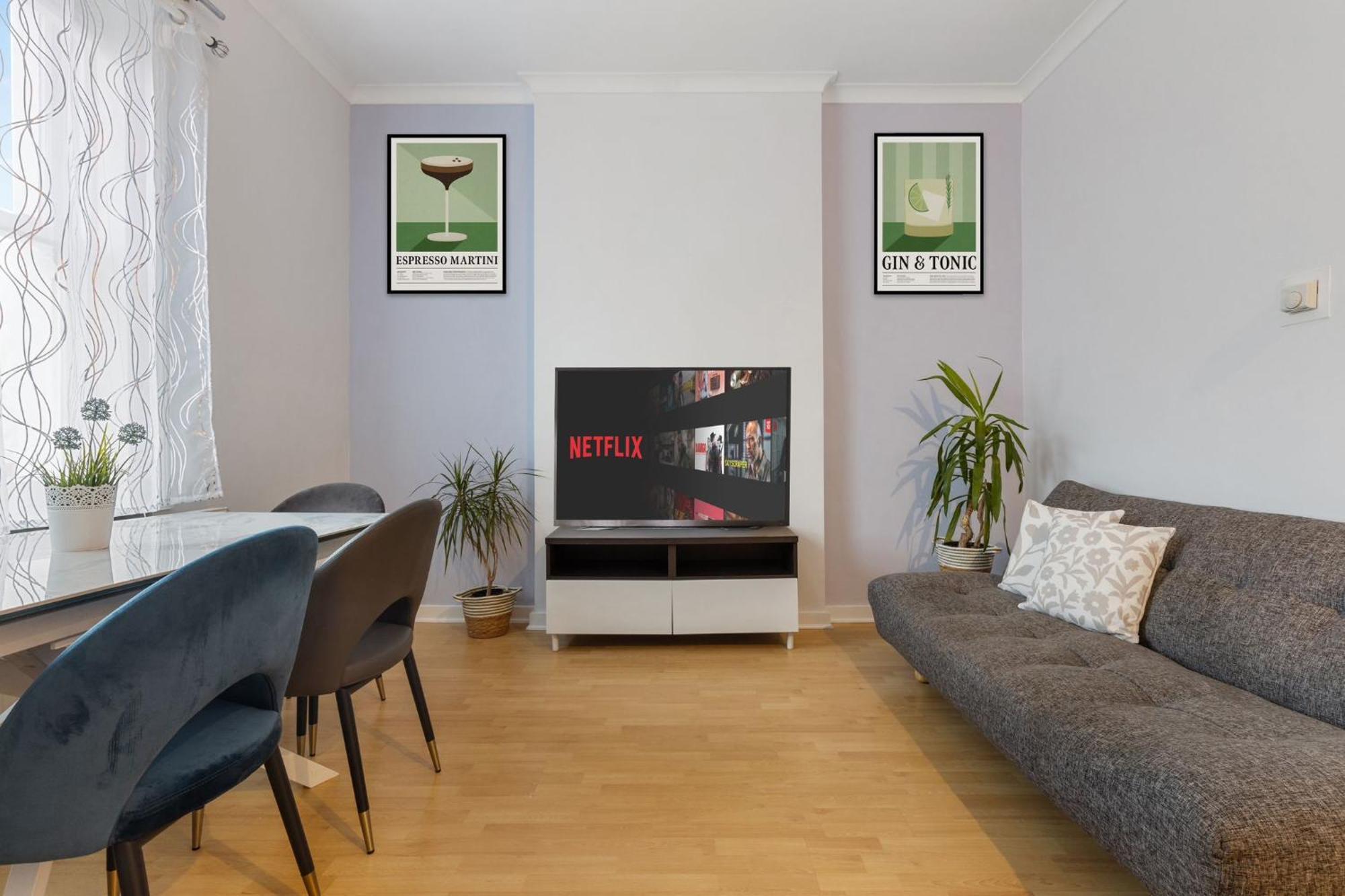 Cosy 1-bed Flat For 4 Ppl W Parking