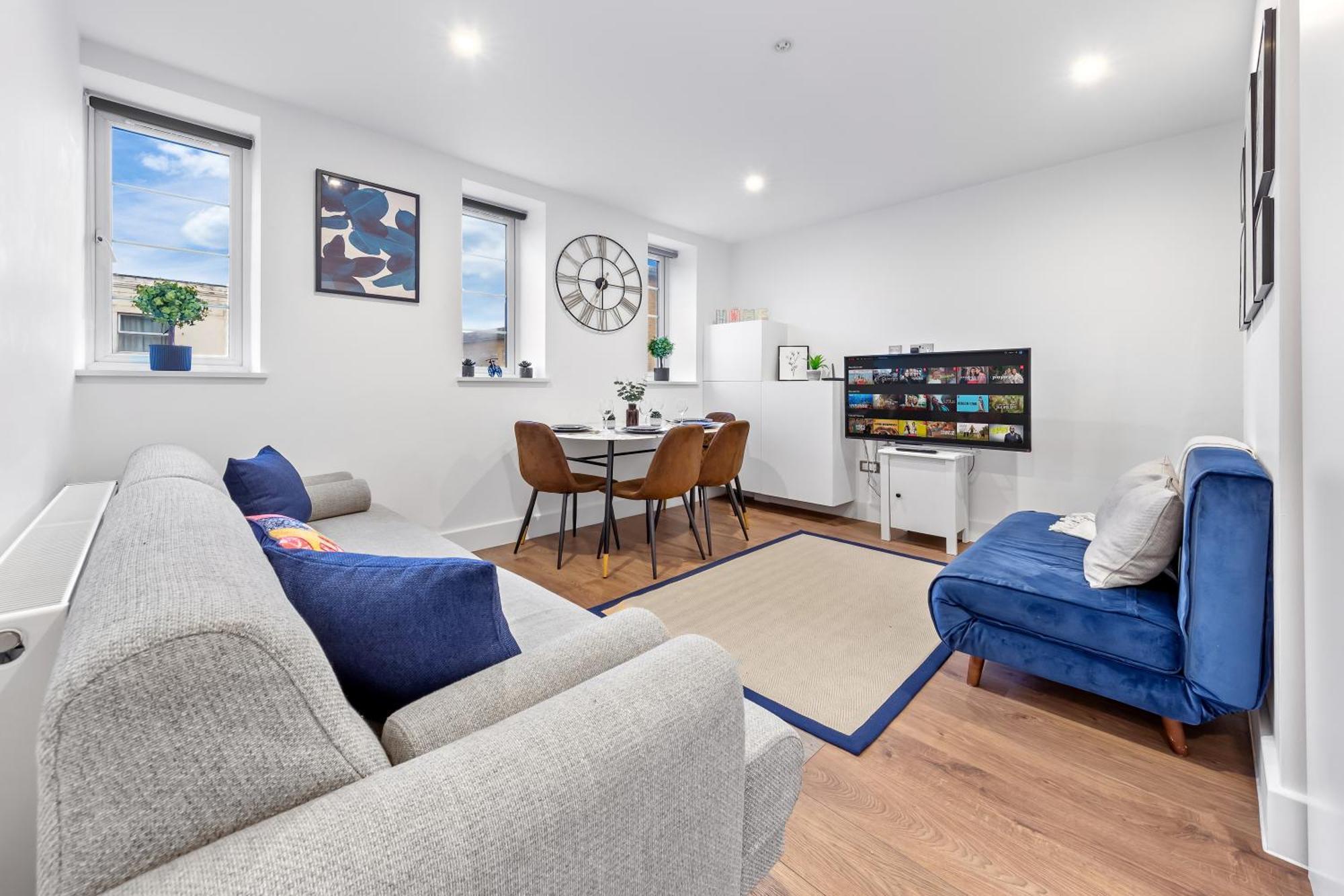 Two Bedroom Serviced - Nine Elms Luxury - Vauxhall & Westminster Leilighet *