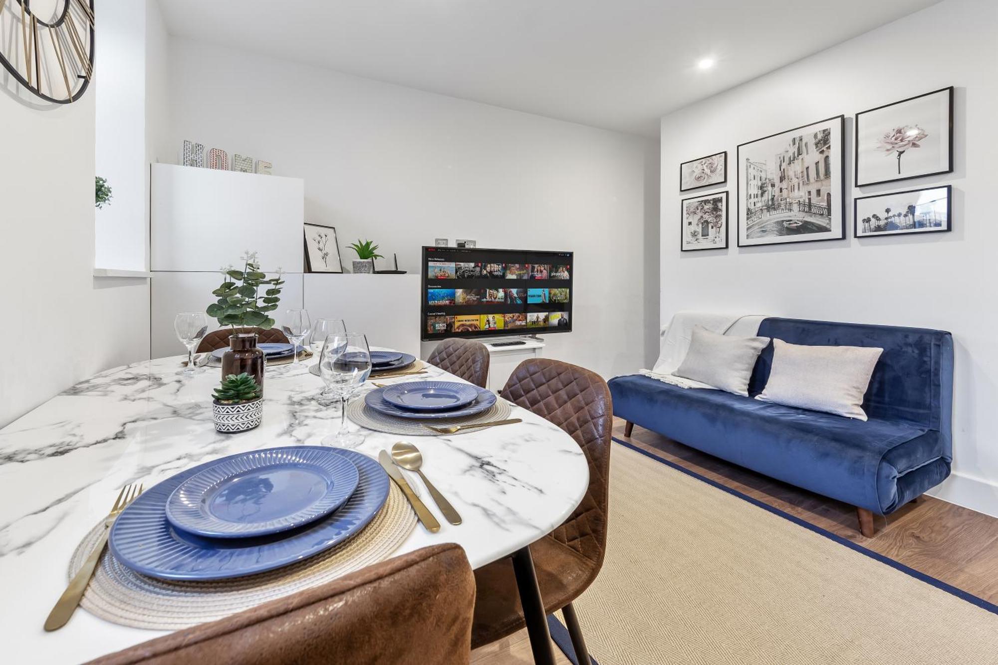 Two Bedroom Serviced - Nine Elms Luxury - Vauxhall & Westminster Leilighet