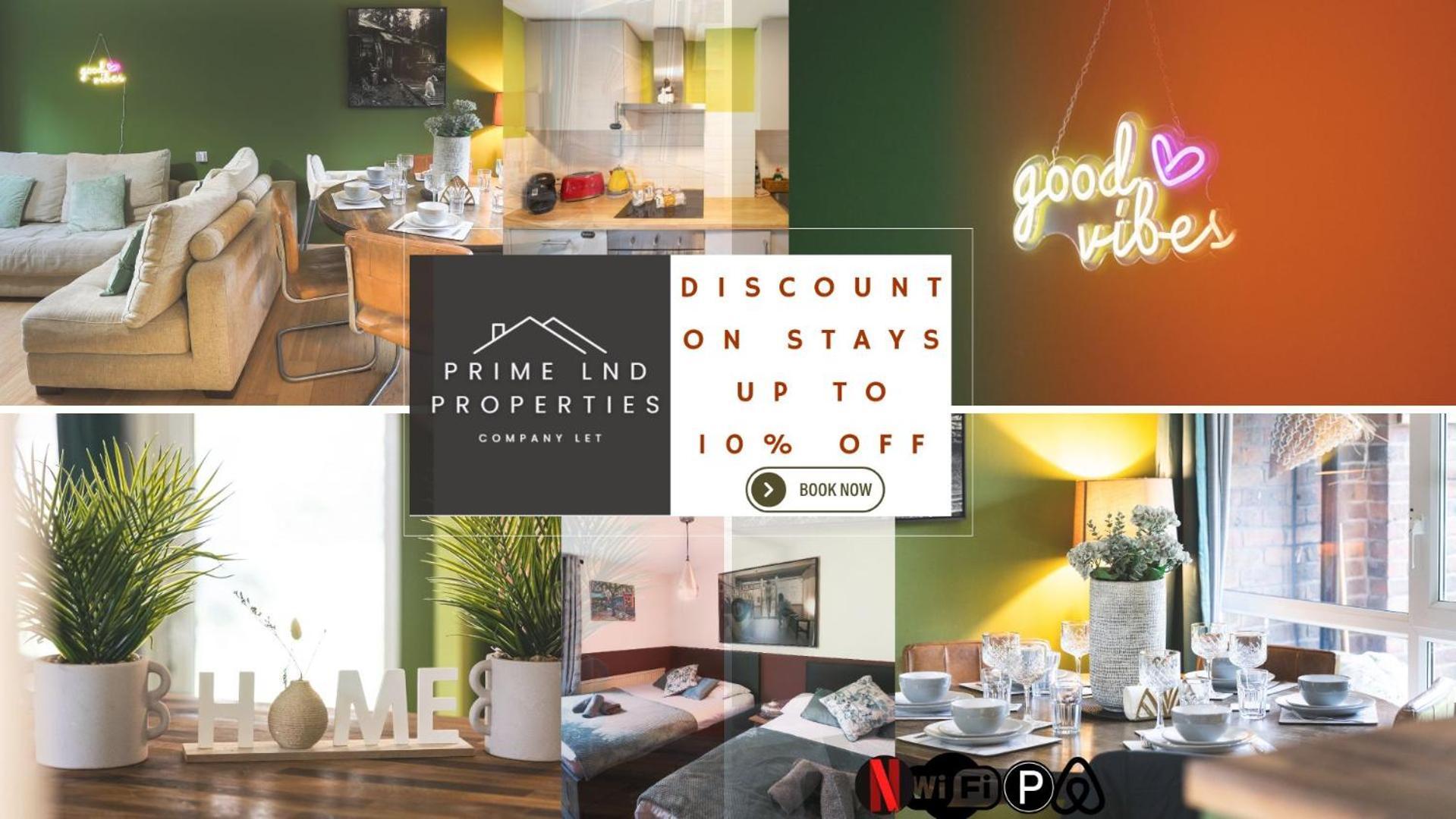 Apartment 20 Percent Off -Promo Genius Offers-Citycenter Londonbridge Apartment With Parking-Wifi-Sleeps7-4Beds-Netflix-Family! London