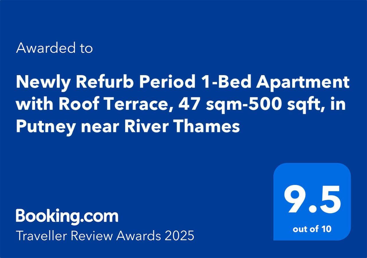 Apartment Newly Refurb Period 1-bed With Roof Terrace, 47 Sqm-500 Sqft, In Putney Near River Thames *