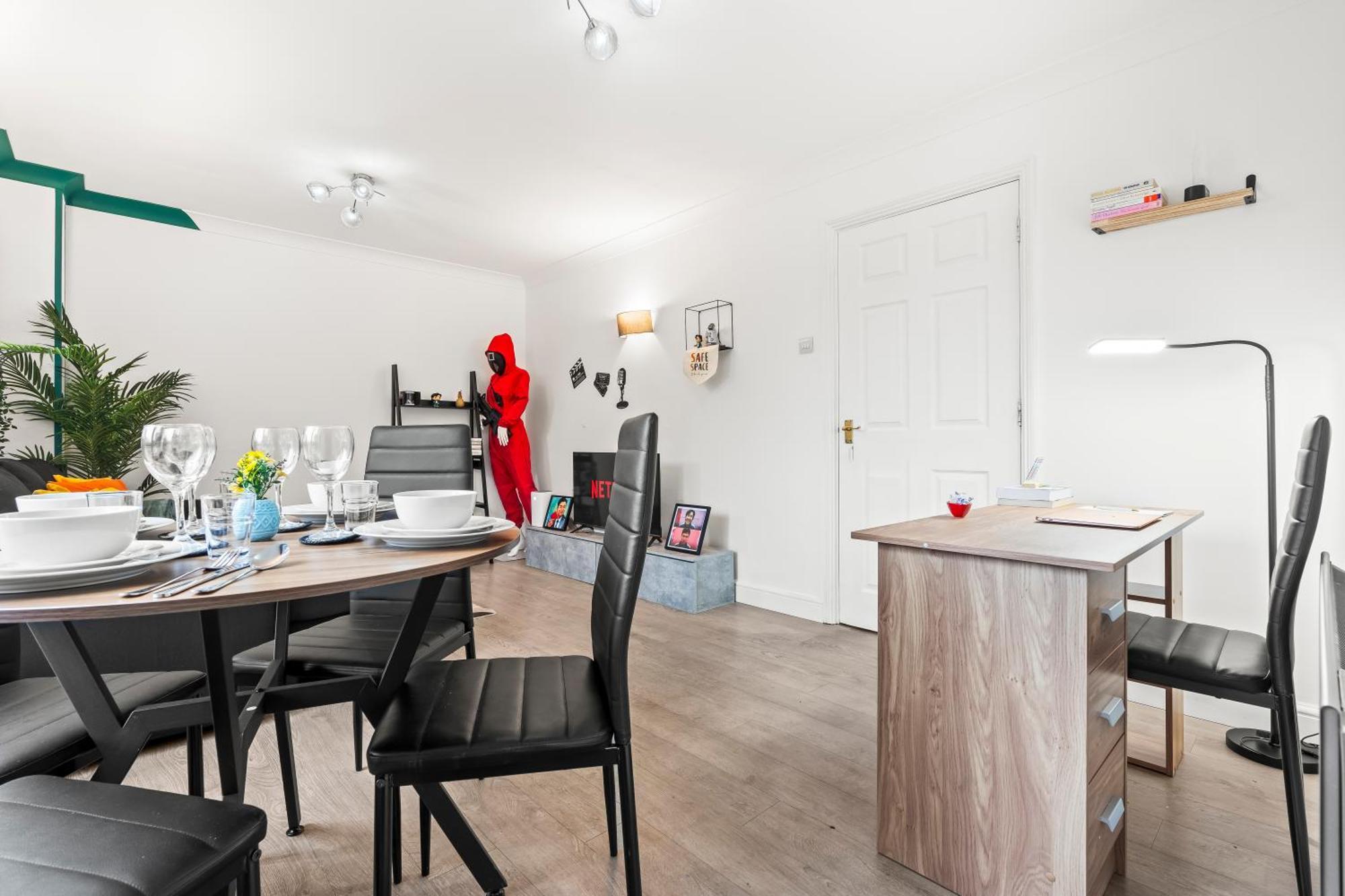 Ferienhaus Cosy 3bed- Sleeps 6 - 02 Arena Canary Wharf Station- Perfect For Contractors, Families And Groups *