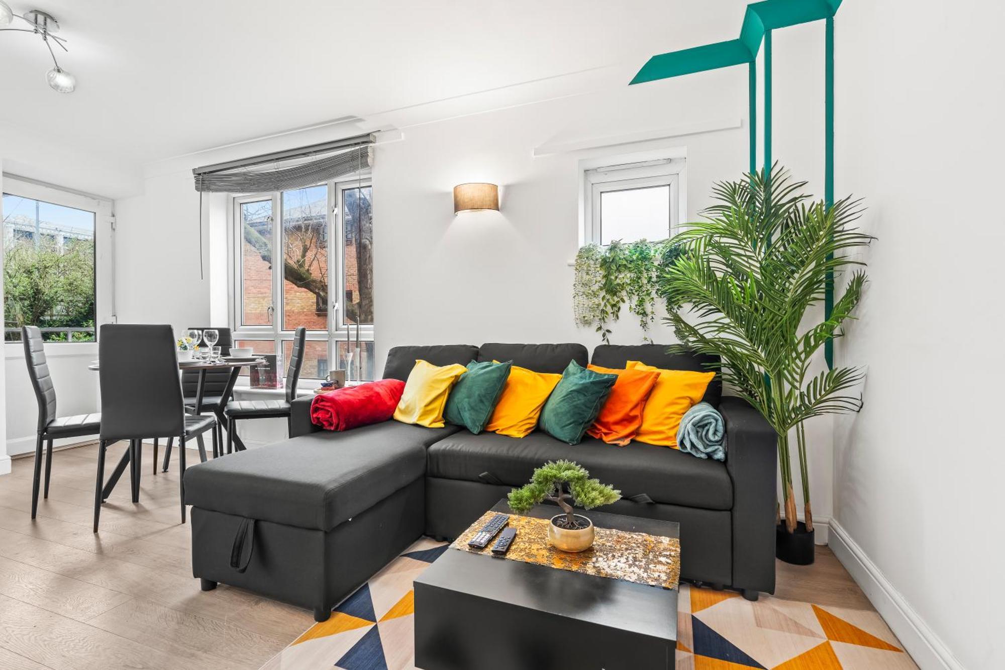Cosy 3bed- Sleeps 6 - 02 Arena Canary Wharf Station- Perfect For Contractors, Families And Groups Ferienhaus