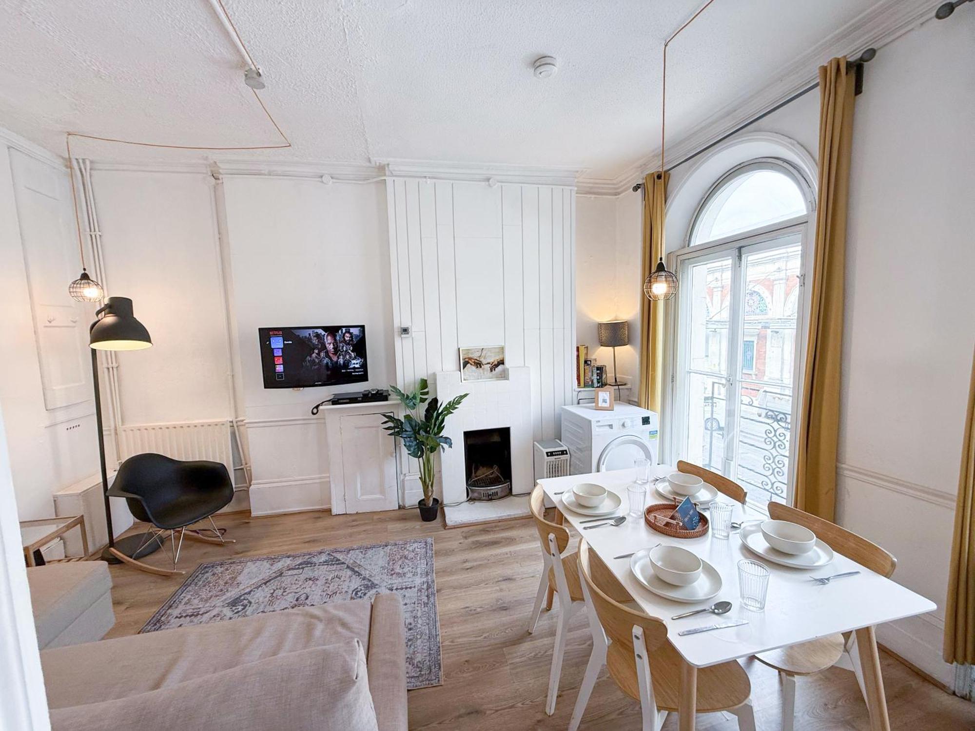 Chic 2-bedroom Flat In Farringdon Barbican Centre Ferienhaus *