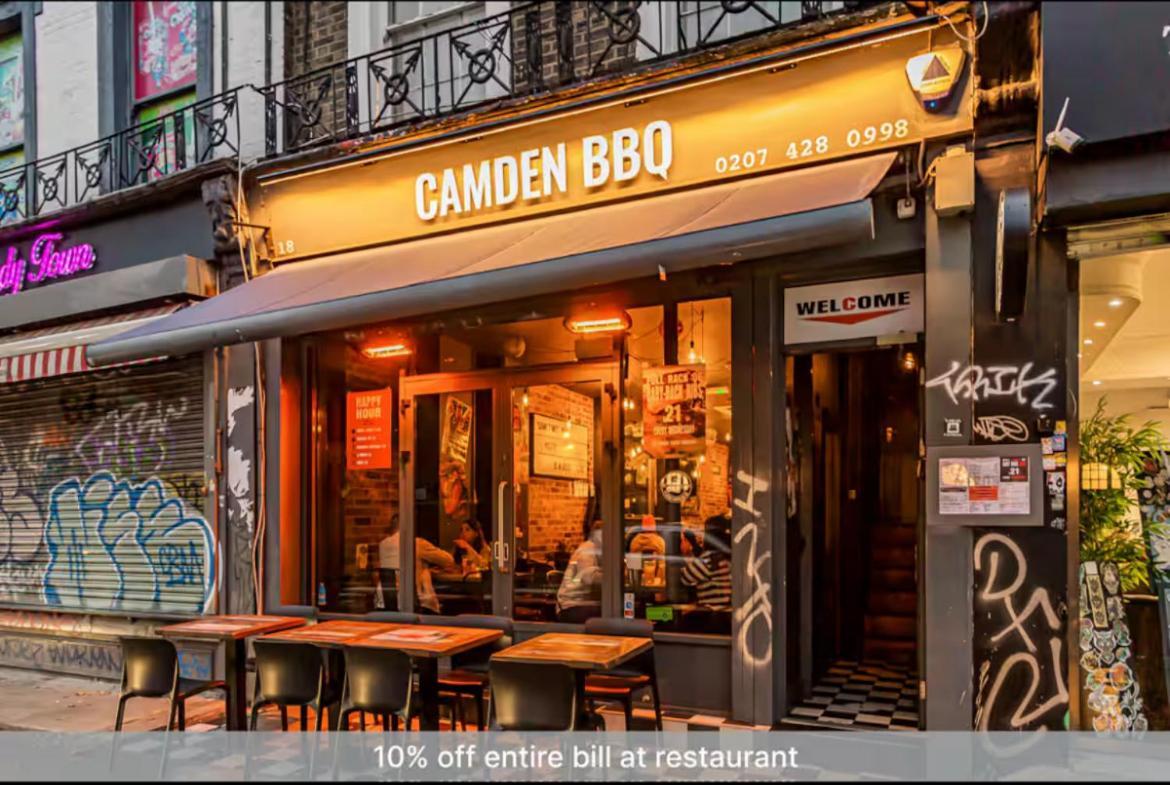 Apartment Camden - 10 Percent Reduced From Restaurant Bill London