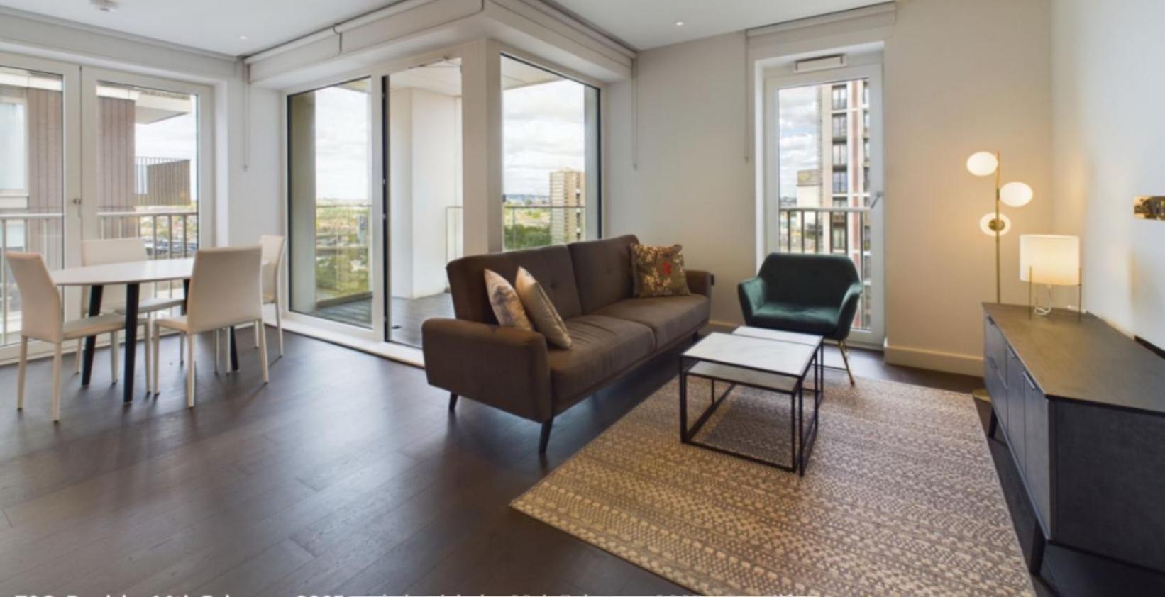 Apartment Luxury Modern 2bd 2ba White Living *