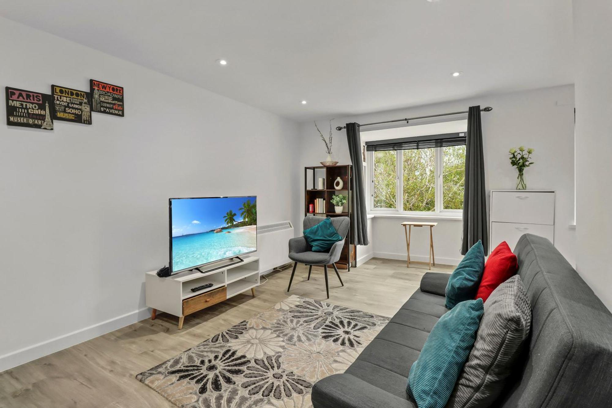 Apartamento New King Size Bed With Free Parking Londres