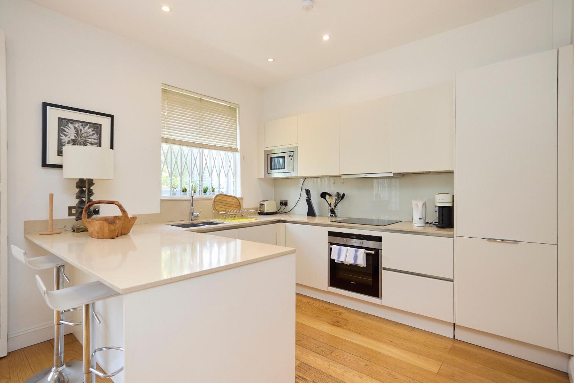 The Porchester Gardens - Modern&bright 4bdr With Garden&parking Apartment London