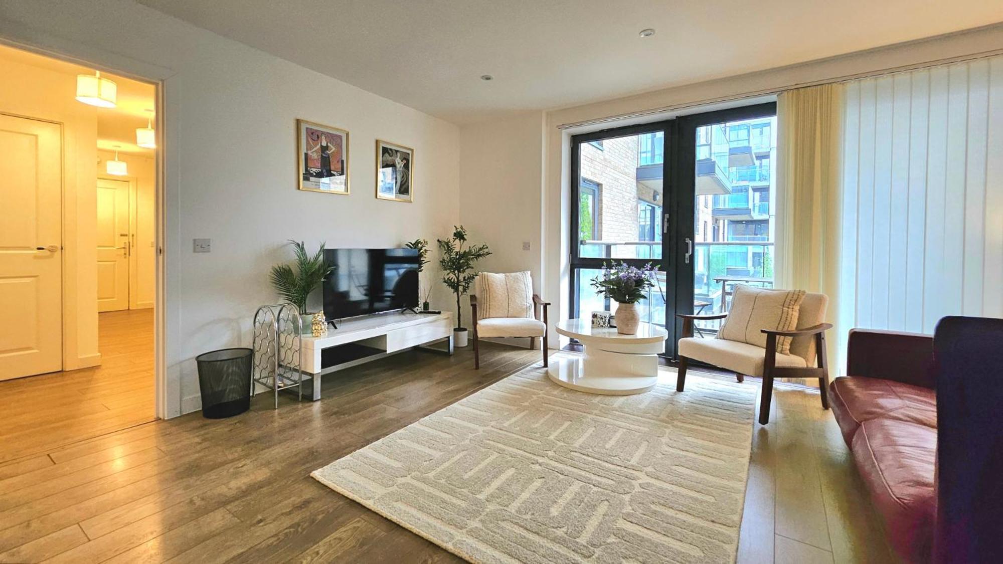 Athera - Festival Quarter, Canary Wharf 2 Bed, 2 Bath With Balcony And Gym Facility Leilighet