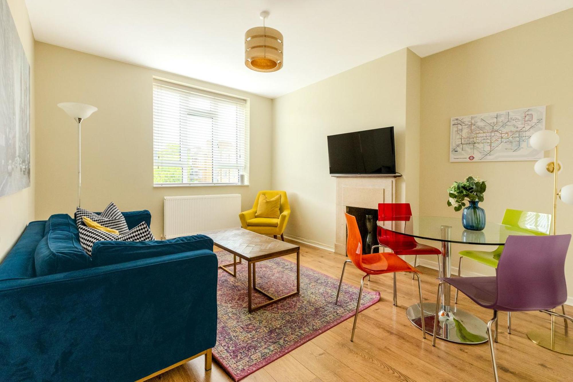 Bright Modern 1 Bedroom Flat, 5 Min To Vauxhall St Appartement