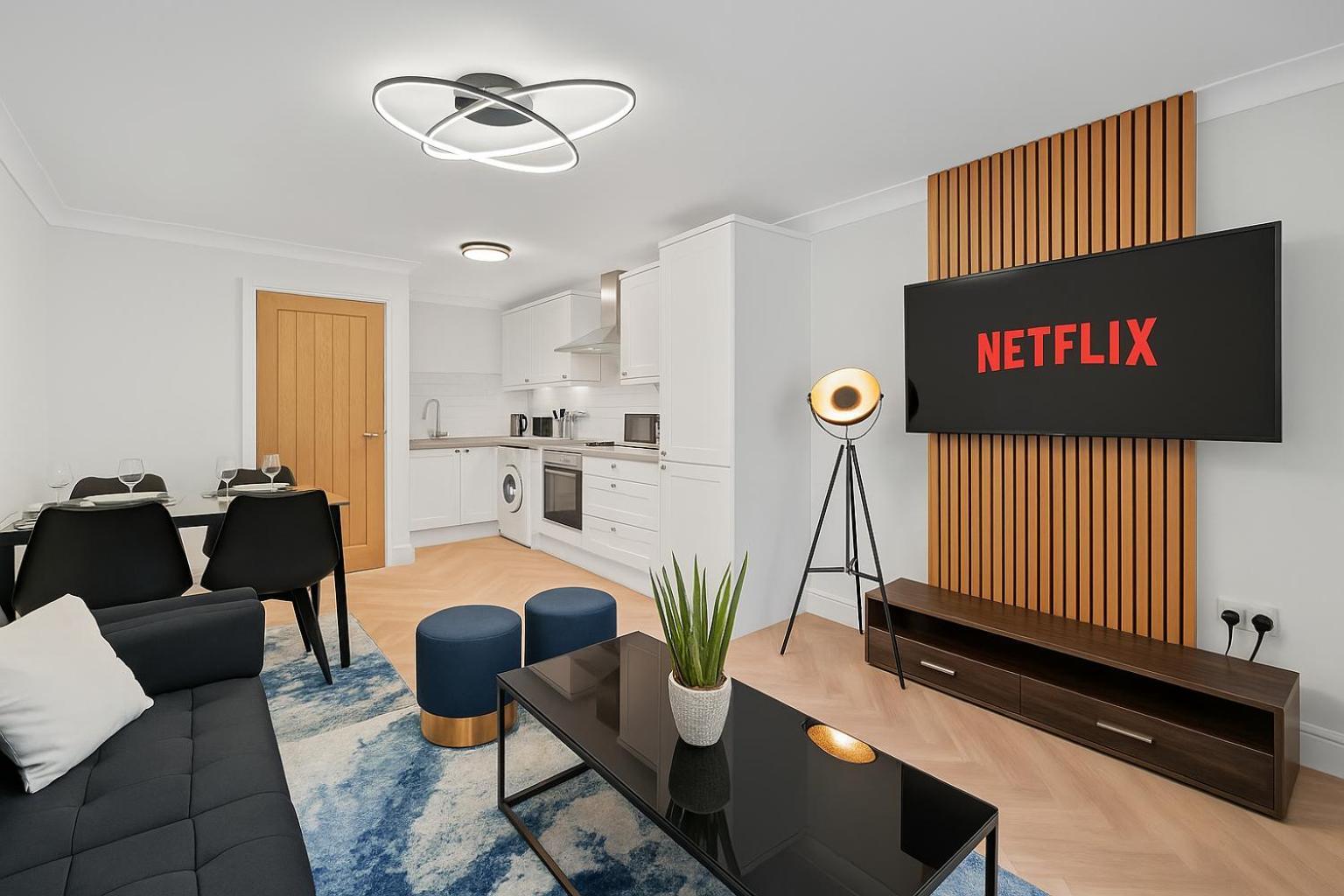 Appartement Stylish 3-bedroom Greenwich 2 Bath Pad & Free Parking
