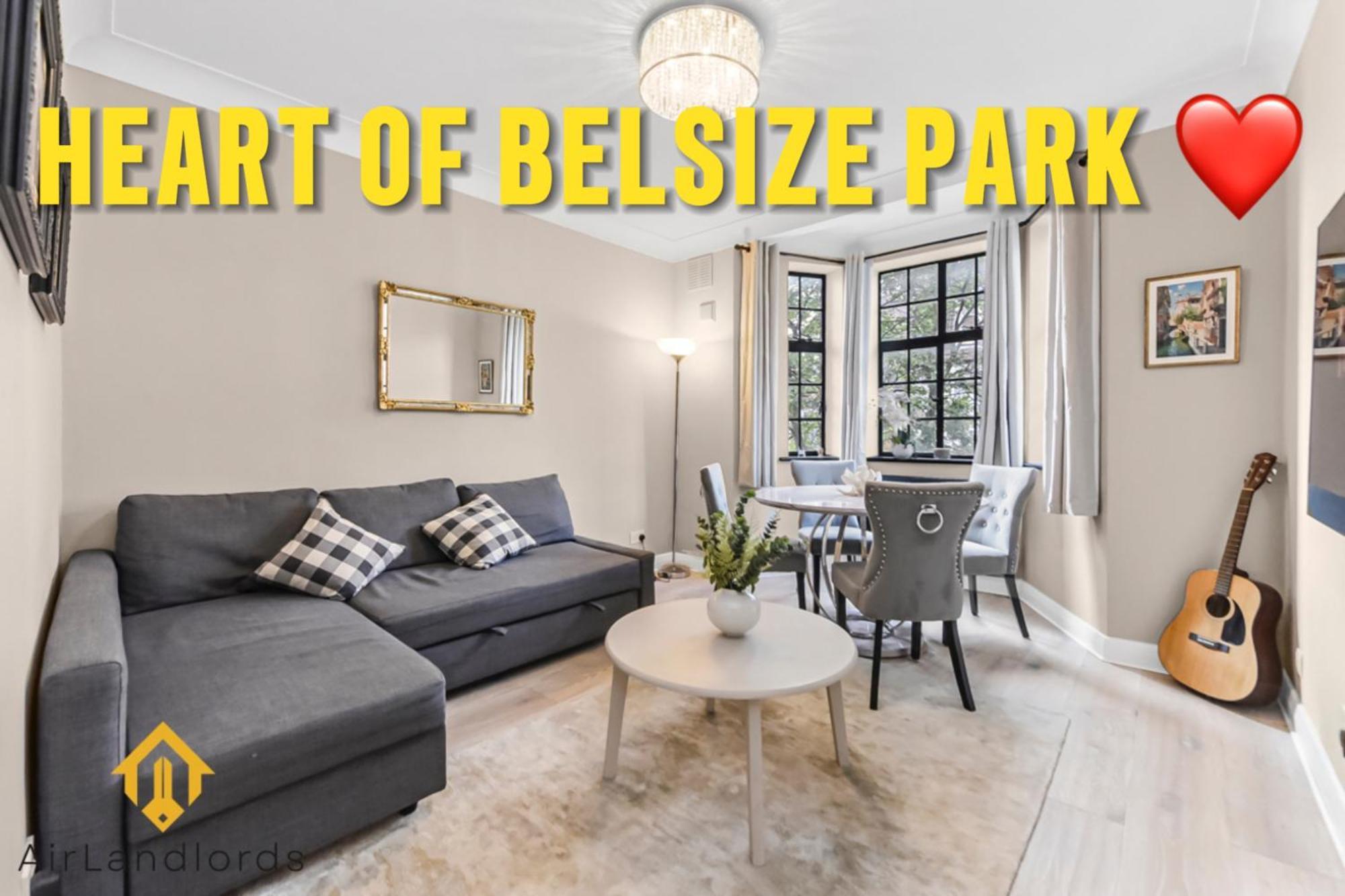 Leilighet Stylish 3-bedroom Flat In Belsize Park Perfect For Families Business Trips! *
