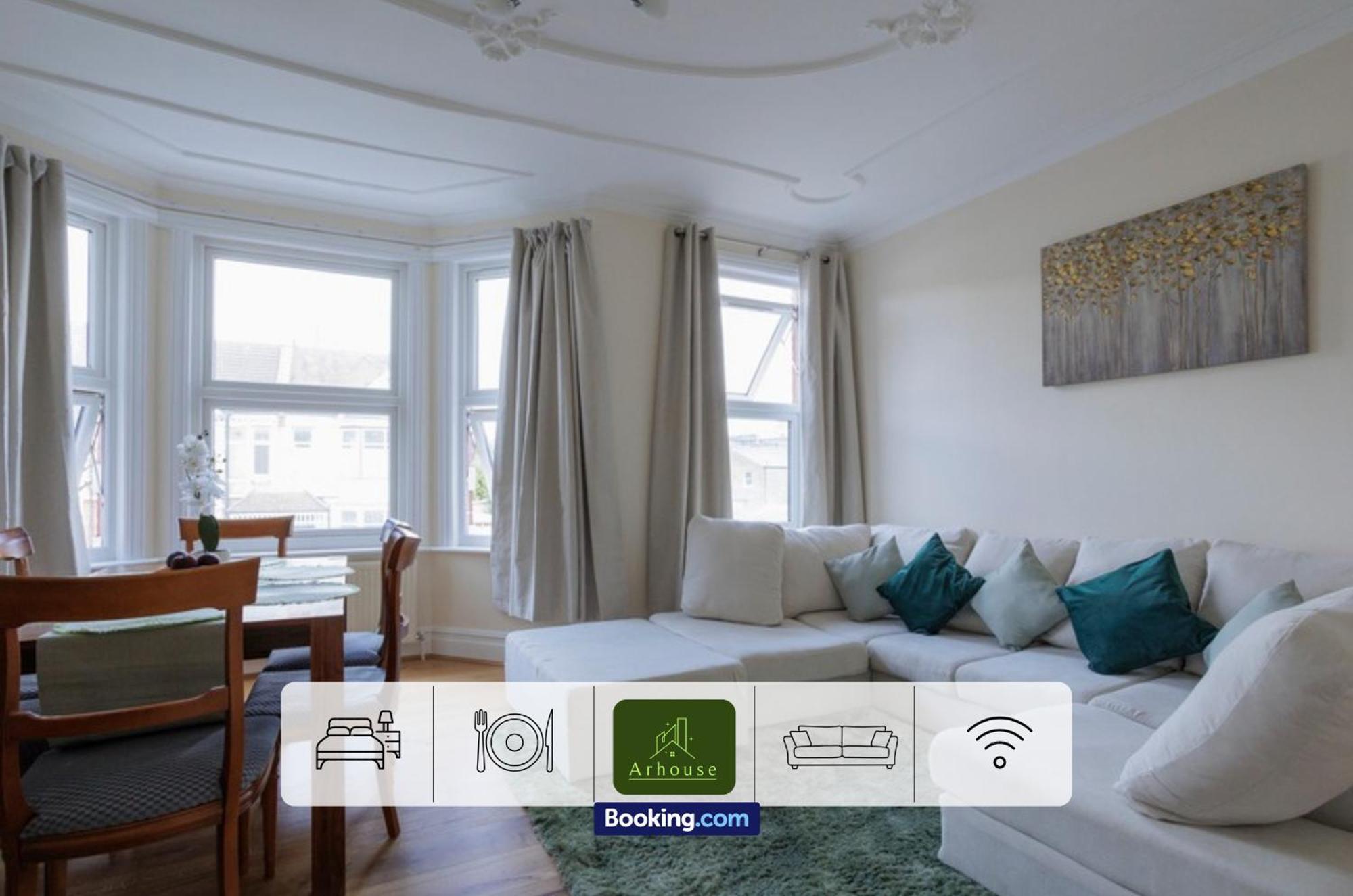 3 Bedroom By Arhouse Short Lets & Serviced Kensal Rise With Free Wifi & Free Parking Apartment London
