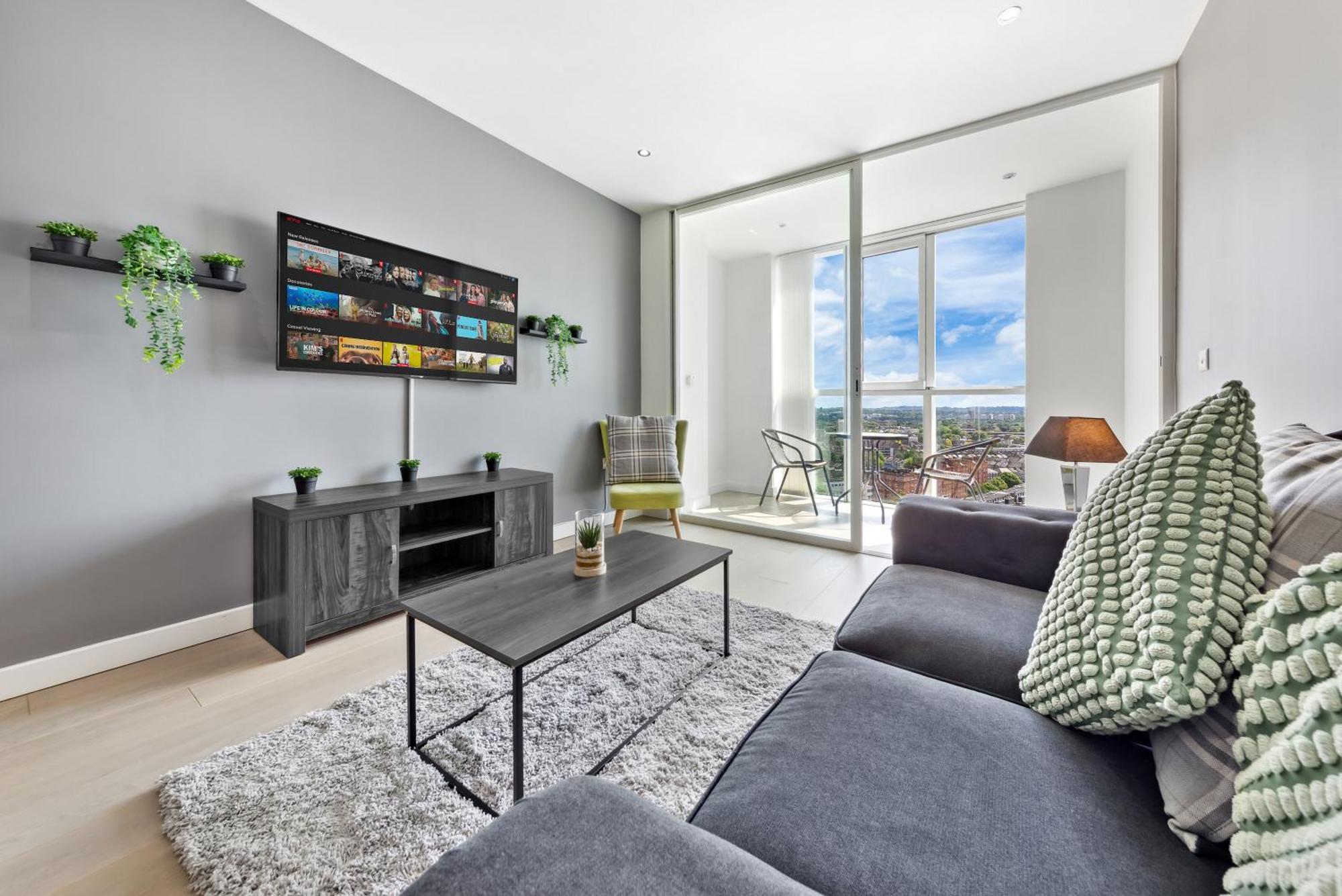 Sky Scraper Luxury 1br Roof Terrace And Gym