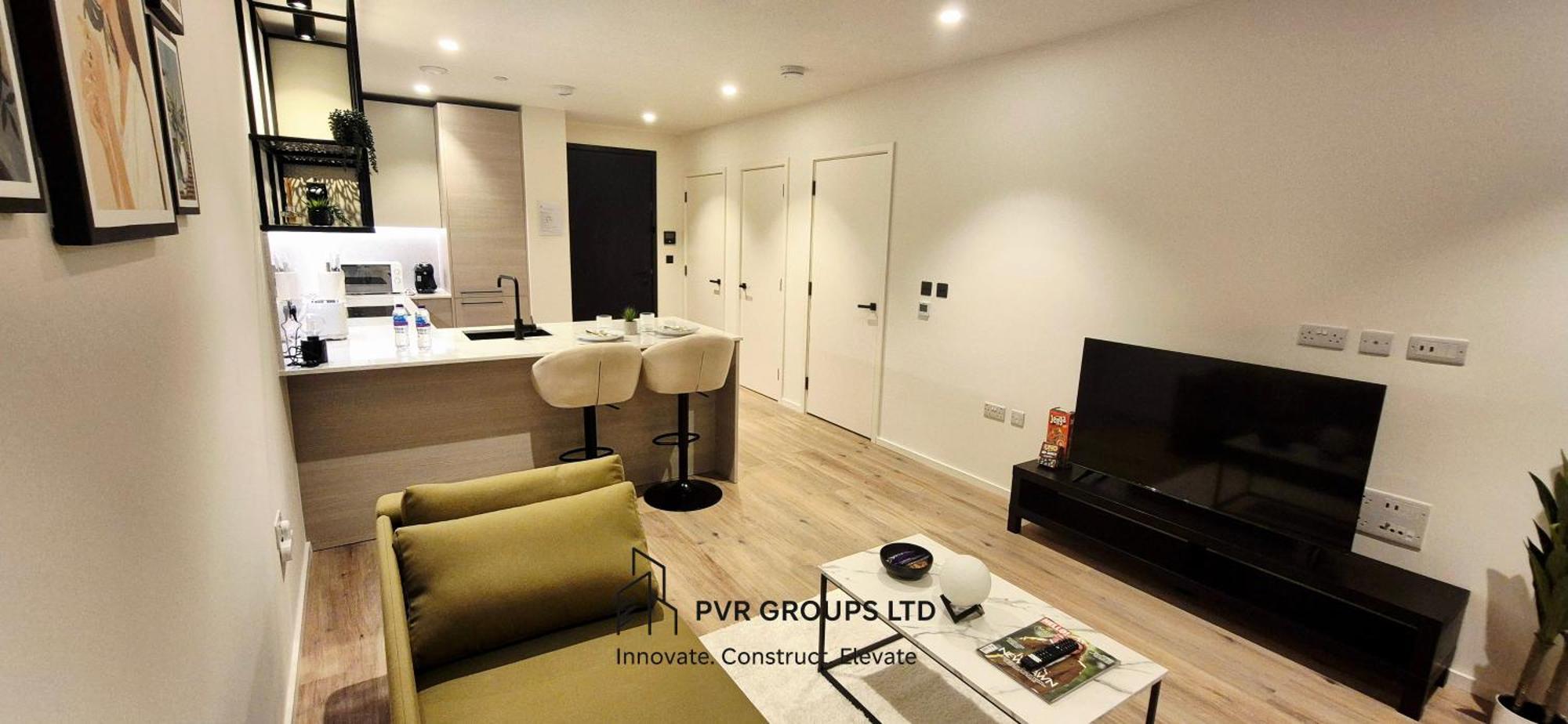 Canary Wharf Stay Modern 1Br Fast Wifi & Balcony Views Apartment *