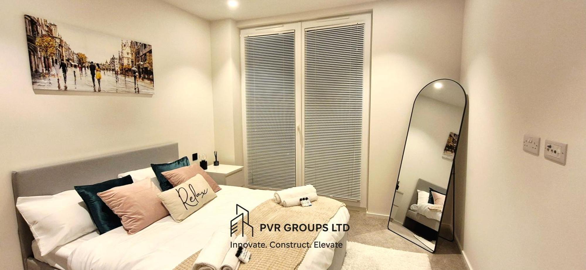Canary Wharf Stay Modern 1Br Fast Wifi & Balcony Views