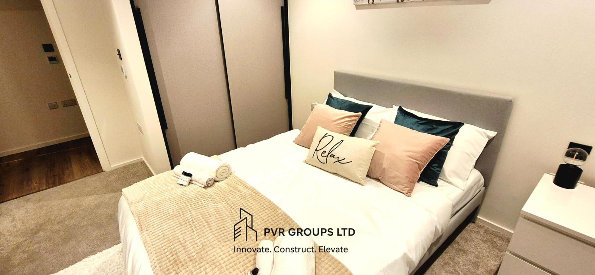 Apartment Canary Wharf Stay Modern 1Br Fast Wifi & Balcony Views