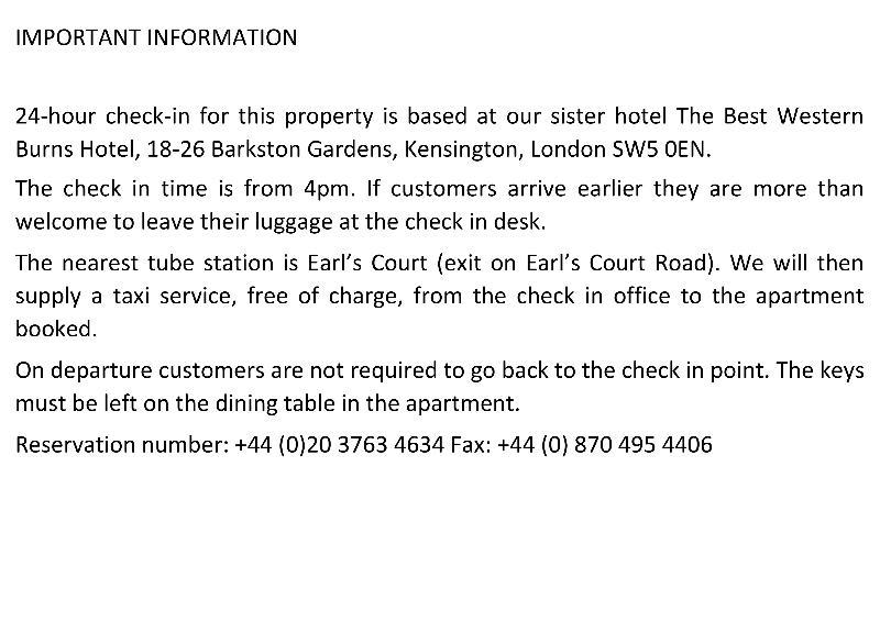 Apartment Access Maida Vale *