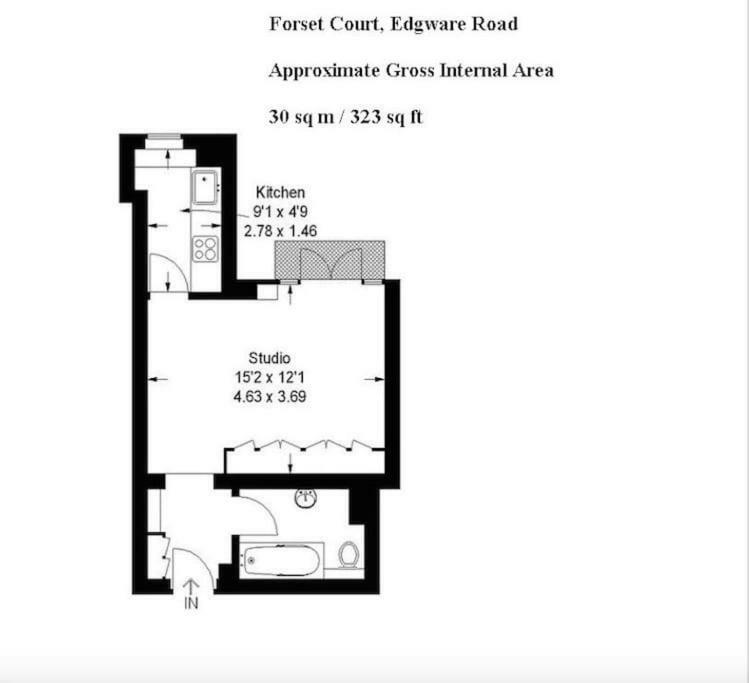 Appartement Central Forset Court Studio Londen