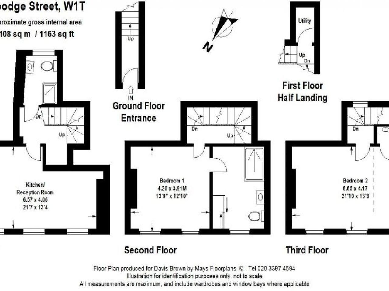 Lovely Maisonette - Goodge Street 55 London