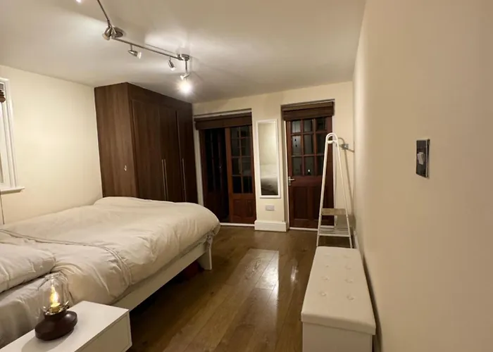 A Beautiful Room With A Private Garden
