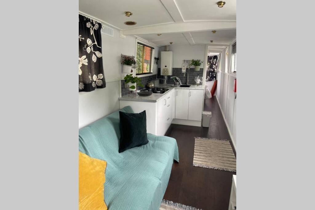 Narrowboat Moored In