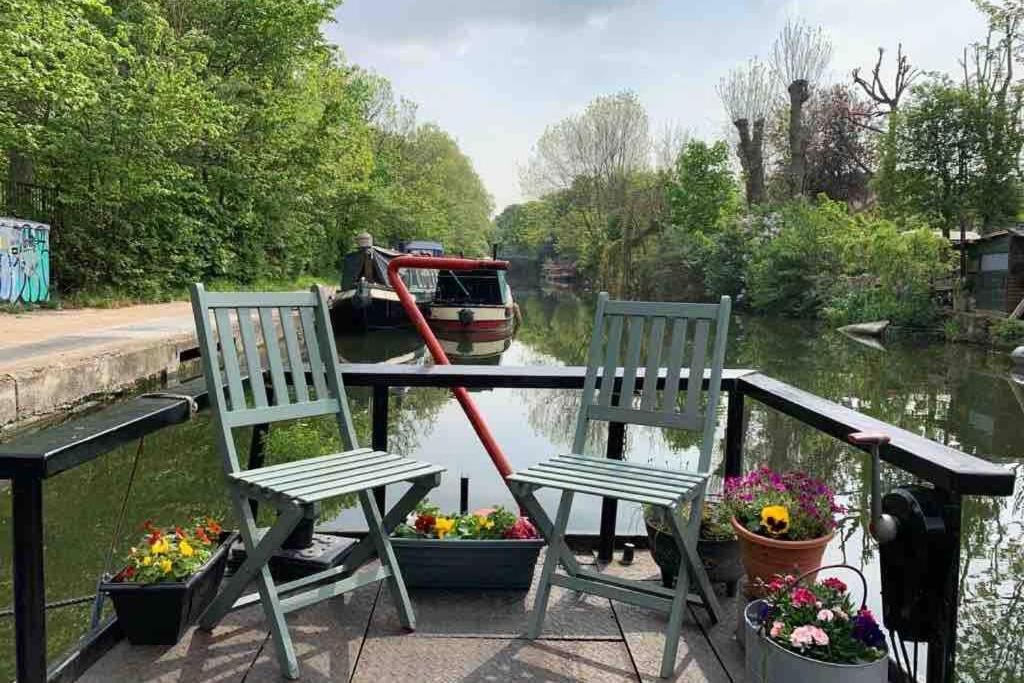 Narrowboat Moored In