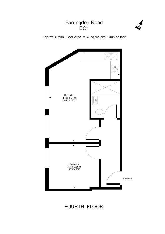 Heinze Flat 402 - One Bedroom Fourth Floor Flat By Living Сasa de vacaciones Londres