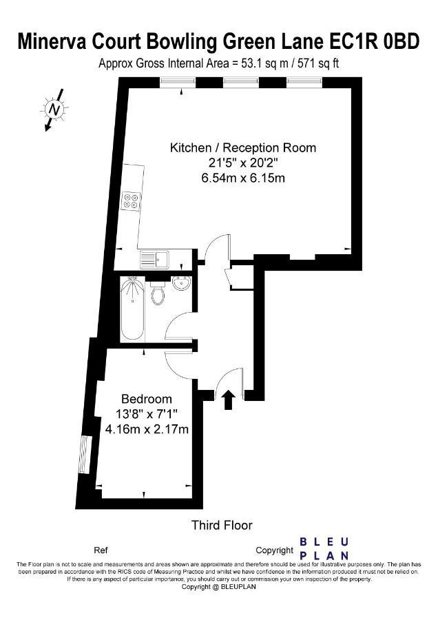 Mulberry Flat 5 - One Bedroom 3rd Floor By Living Feriehus London