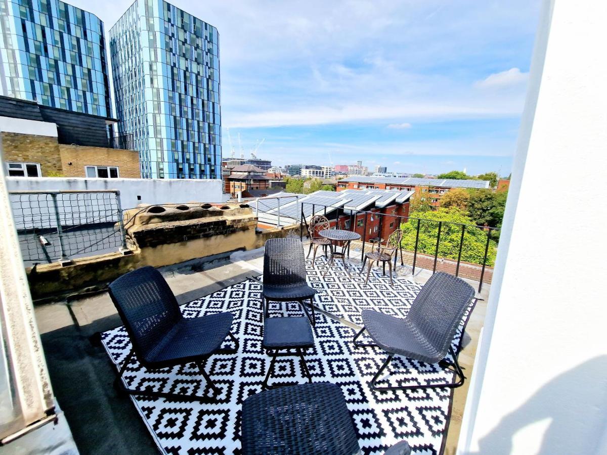 Leilighet King's Cross & Angel Area, 4 Bedrooms With 7 Beds & Private Rooftop - Walk To St Pancras International London