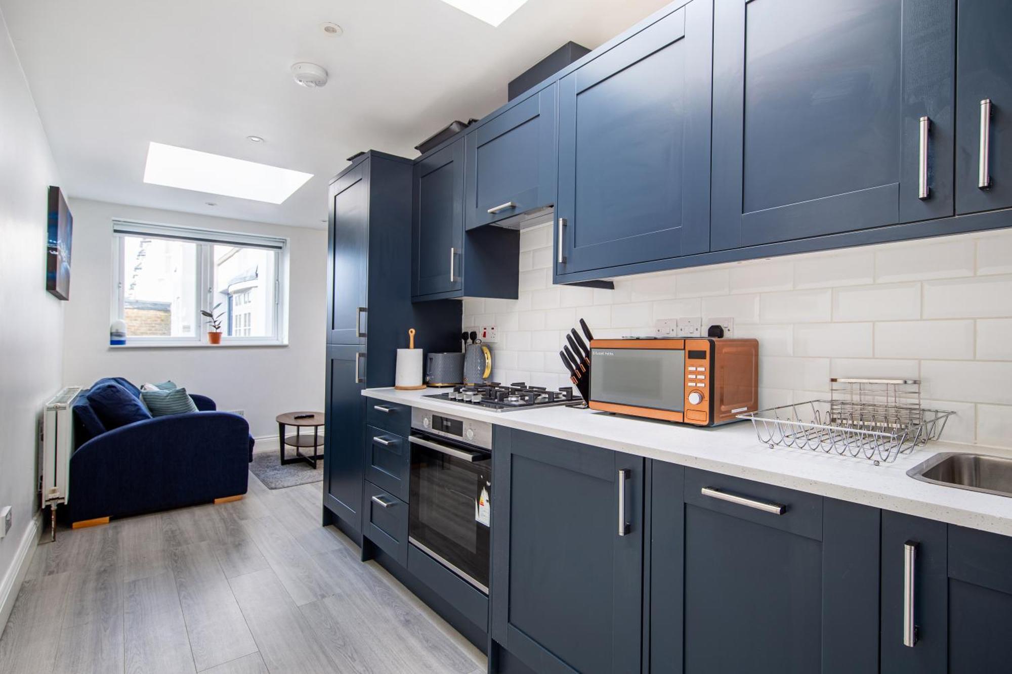 Apartamento Cosy 1 Bed With Free Parking Close To Underground Station Zone 2 For Quick Access To Up To 5 Guests